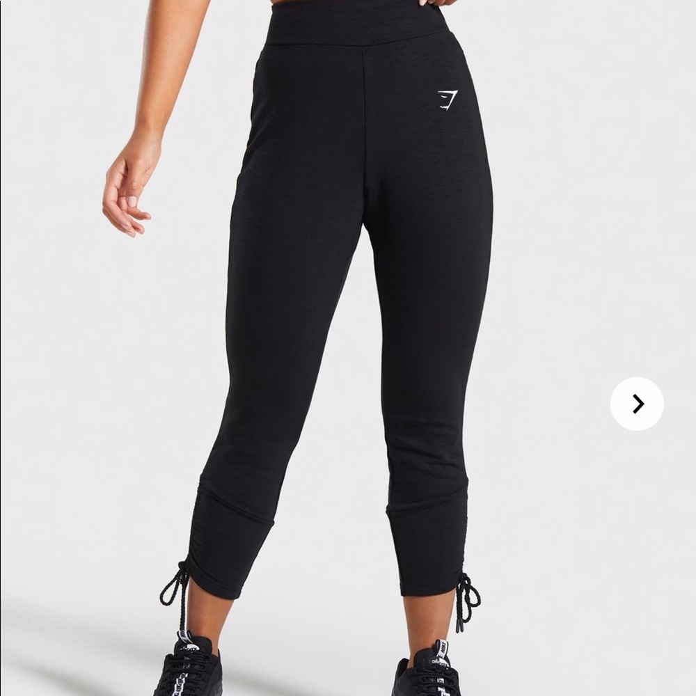 Gymshark High waisted ruched leg joggers